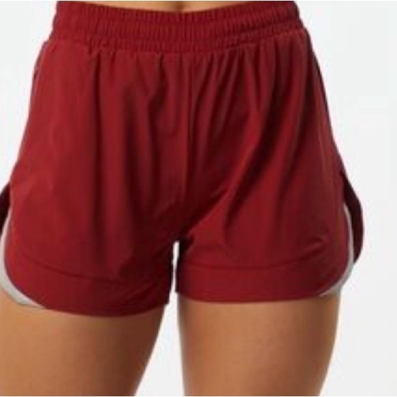 Alphalete Vibrant Red Shorts - Picture 6 of 7